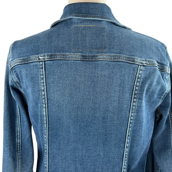 LEVI'S Jean Original Denim Trucker Jacket Size Small - Picture 8 of 13
